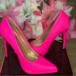 Great condition, only worn once. Size 7. HOT Pink!